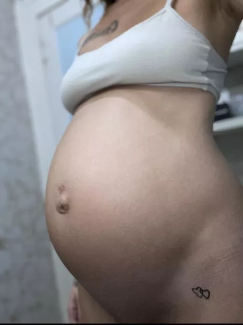 What do you think of my pregnant belly?