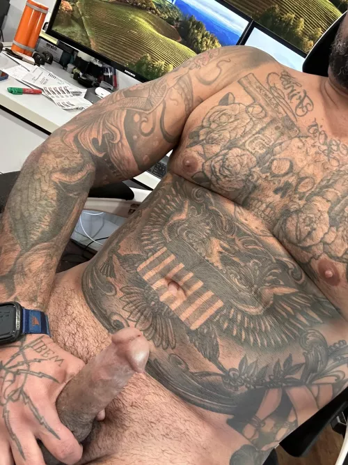 Who wants to suck it while I’m in my meeting