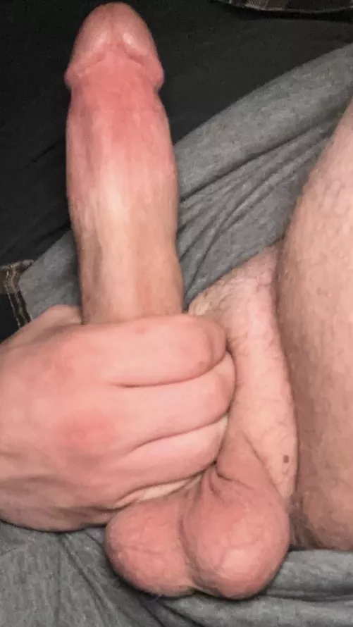 Would you cum on a big cock so it could be lubricated for her tight slutty holes