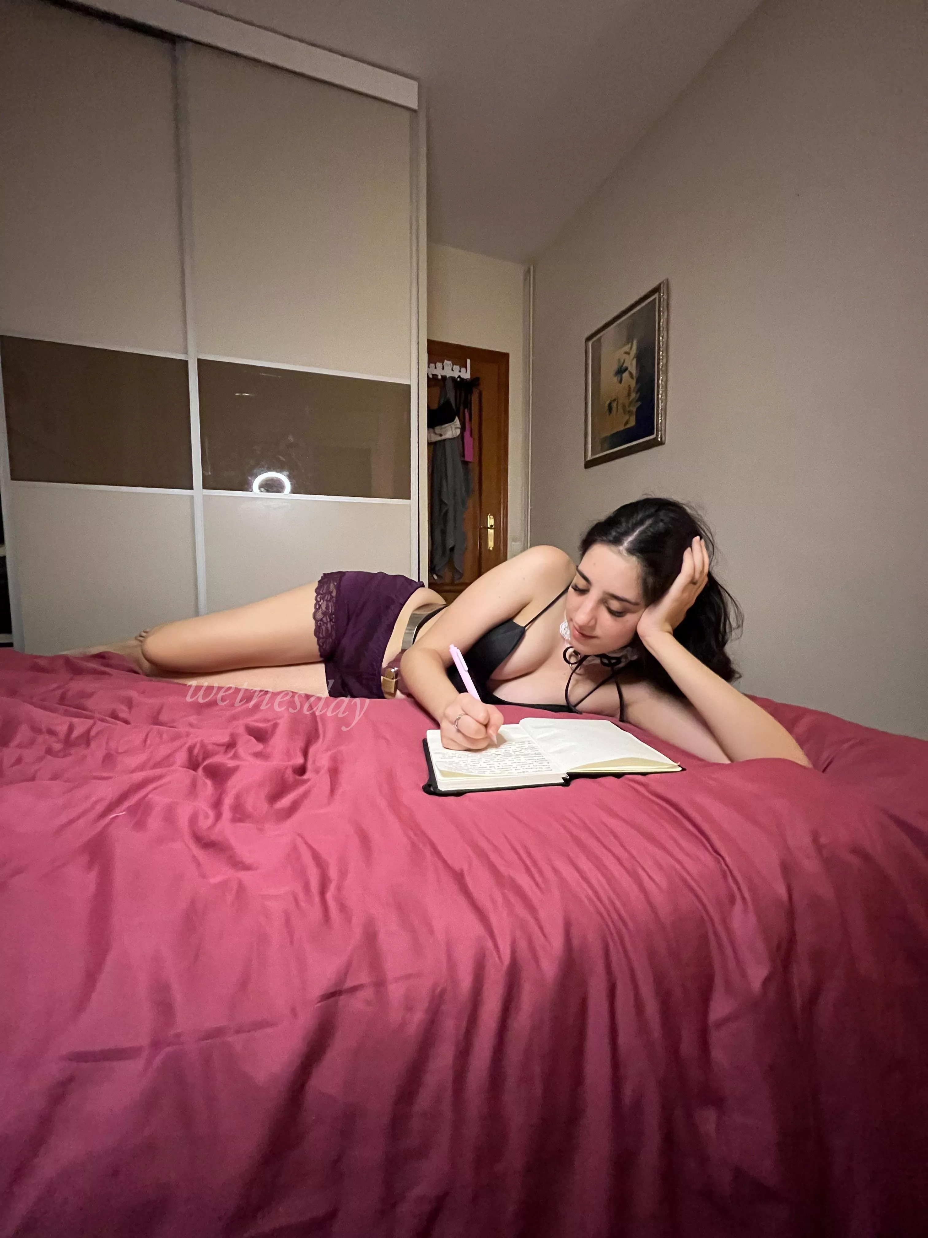 writing my chastity diary 🥹