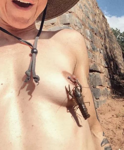 You ever had a Cajun nipple ring?