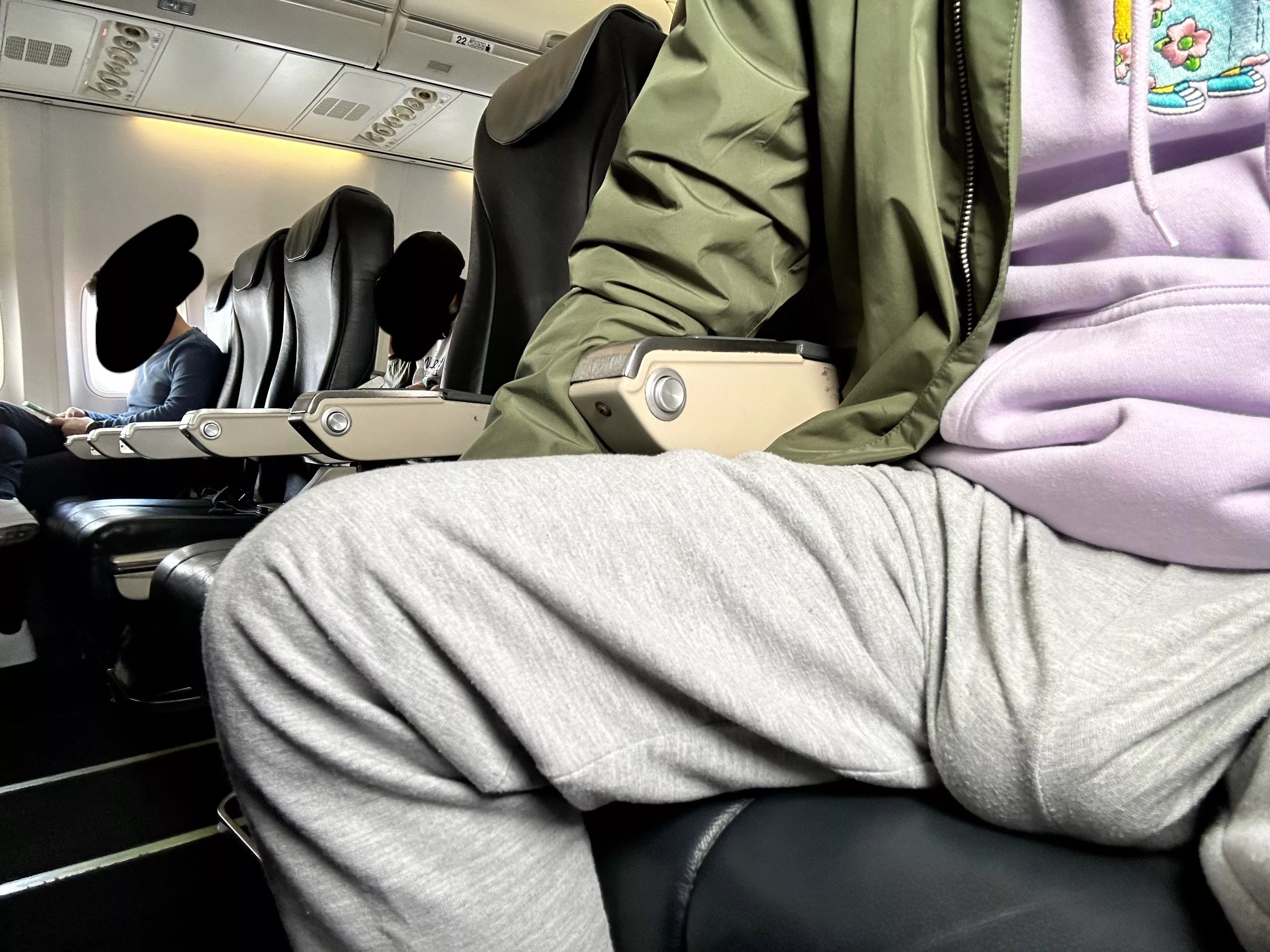 Cameltoeing on the plane