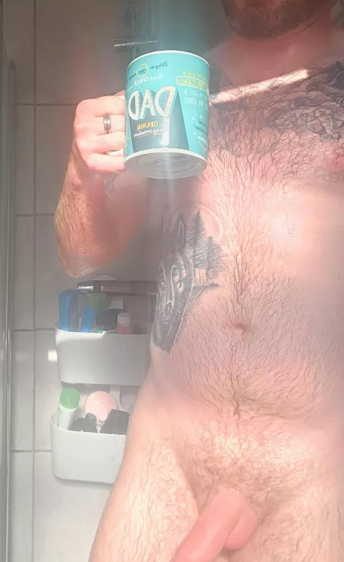 Chest hair, coffee, shower, cock....what's not to like??? [37]