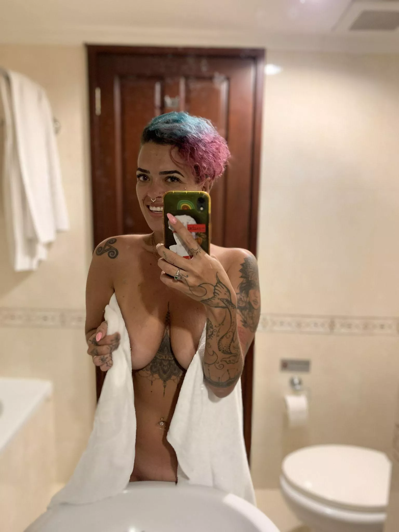 Do you like my rainbow hair?