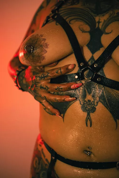 do you want to lick my tattooed tits? 😈