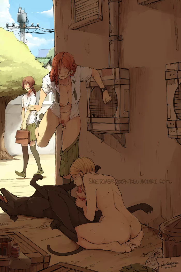 Dog Lovers Club Alley Meetup (faustsketcher)