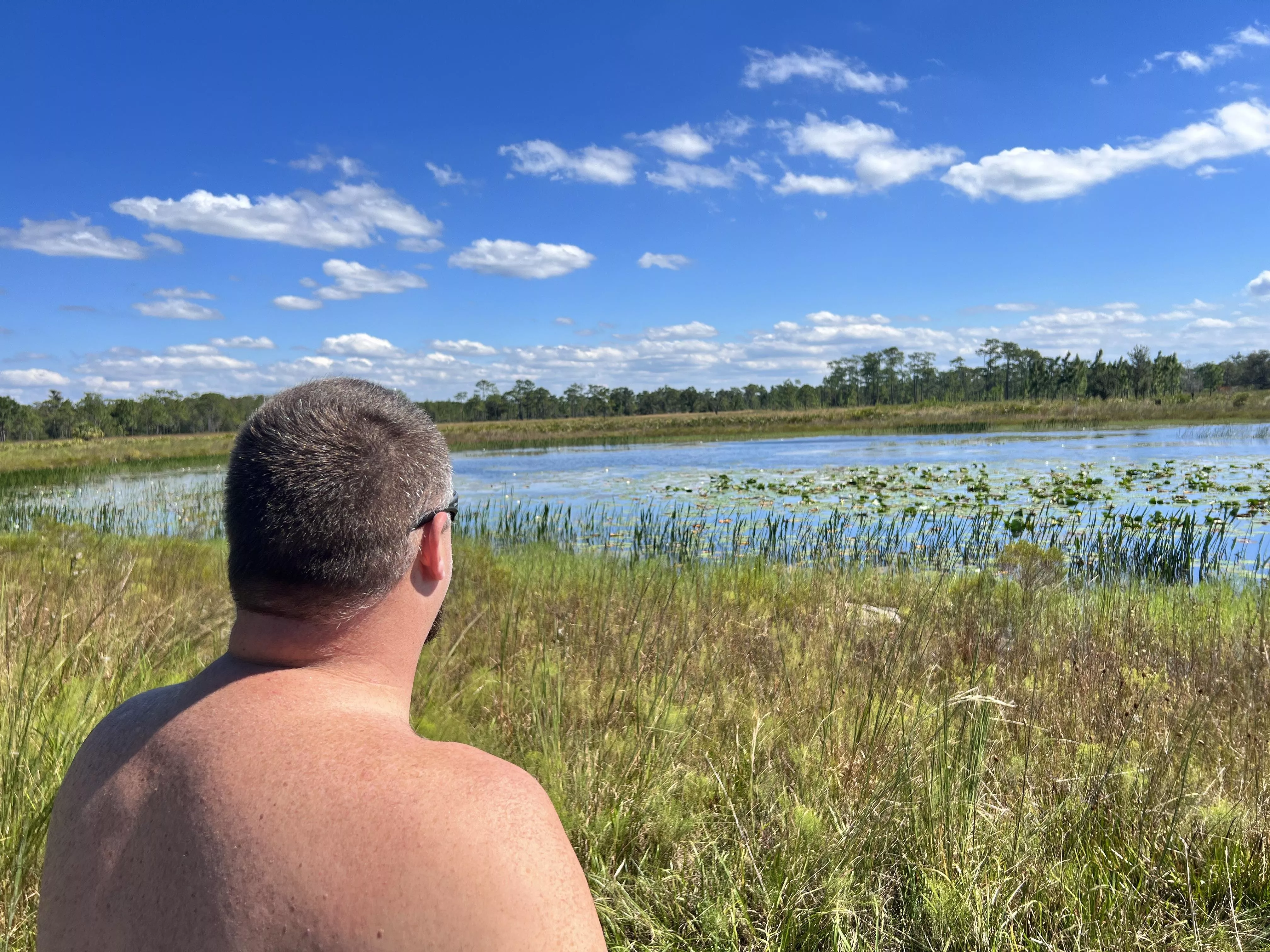 Getting up the nerve to show face with more body shots.