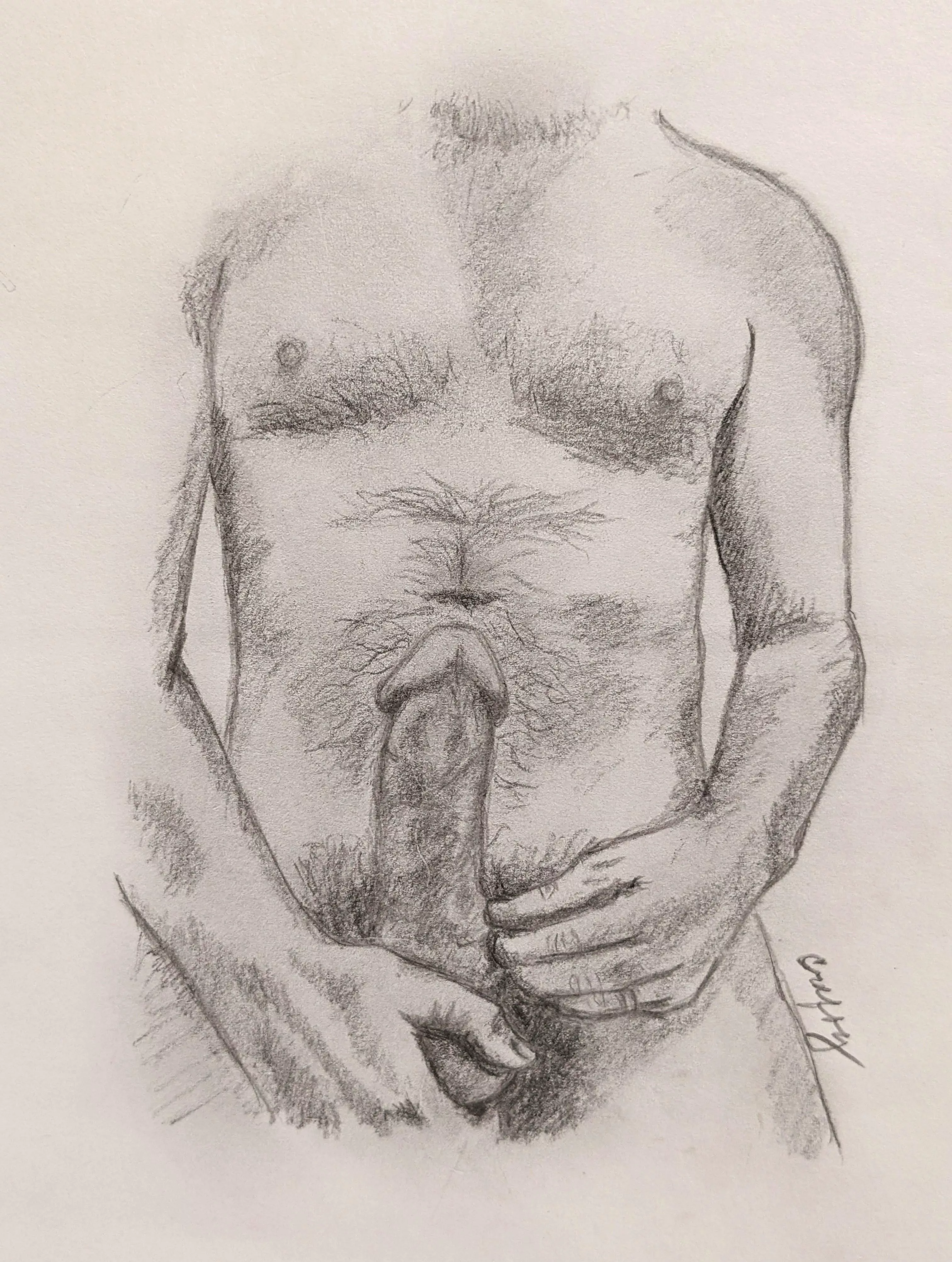 Graphite pencil sketch on bristol of u/calvinnc