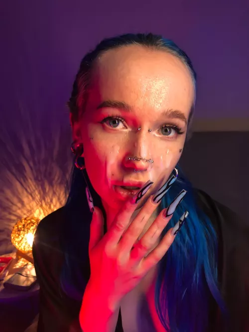 I made a protein face mask