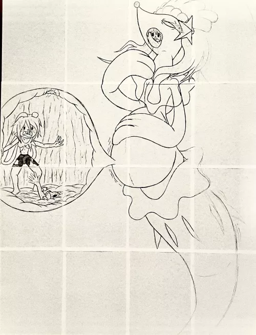 {image} Primarina Swallows Some Bunnies (Art by: Me)