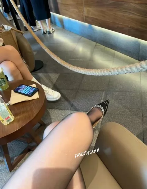 Is it weird to wear nylons at work and after too?