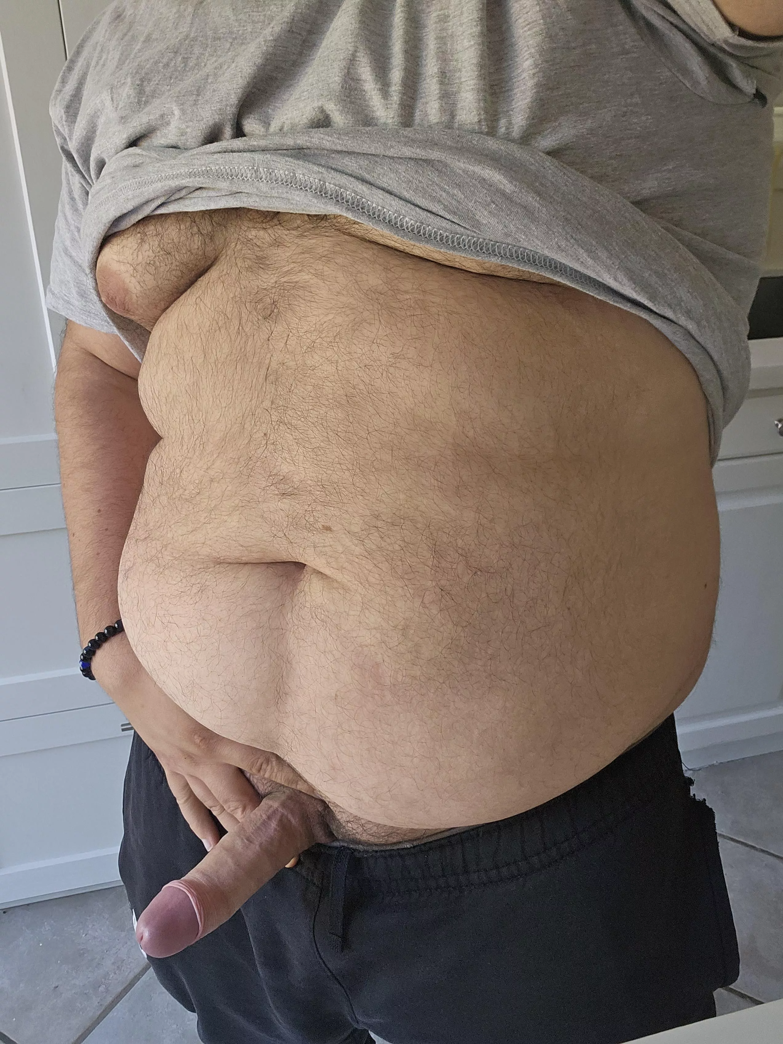 Just a casual fat dude with a unusually big dick