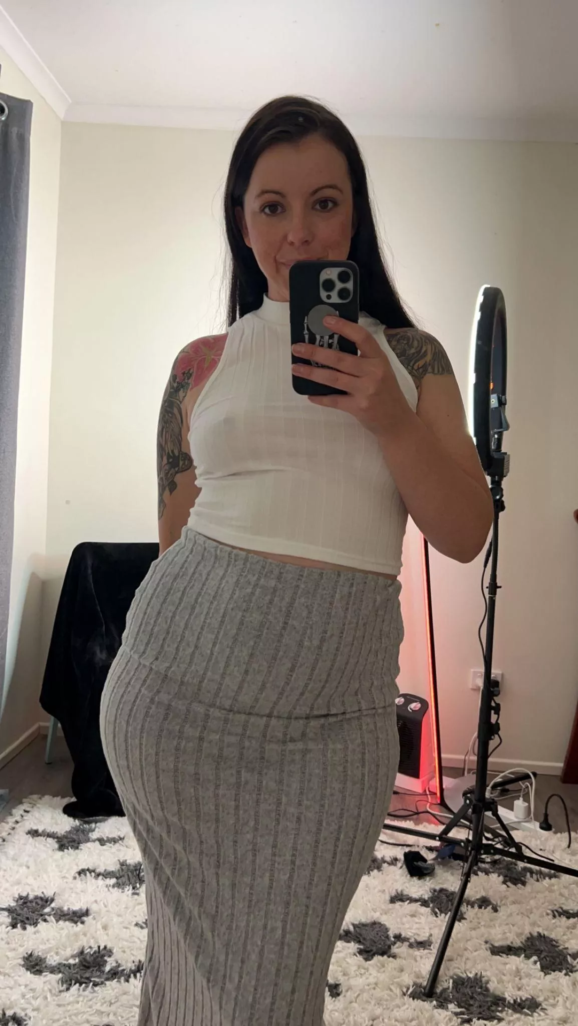 When you're a mom, I guess everything's gonna fit tighter