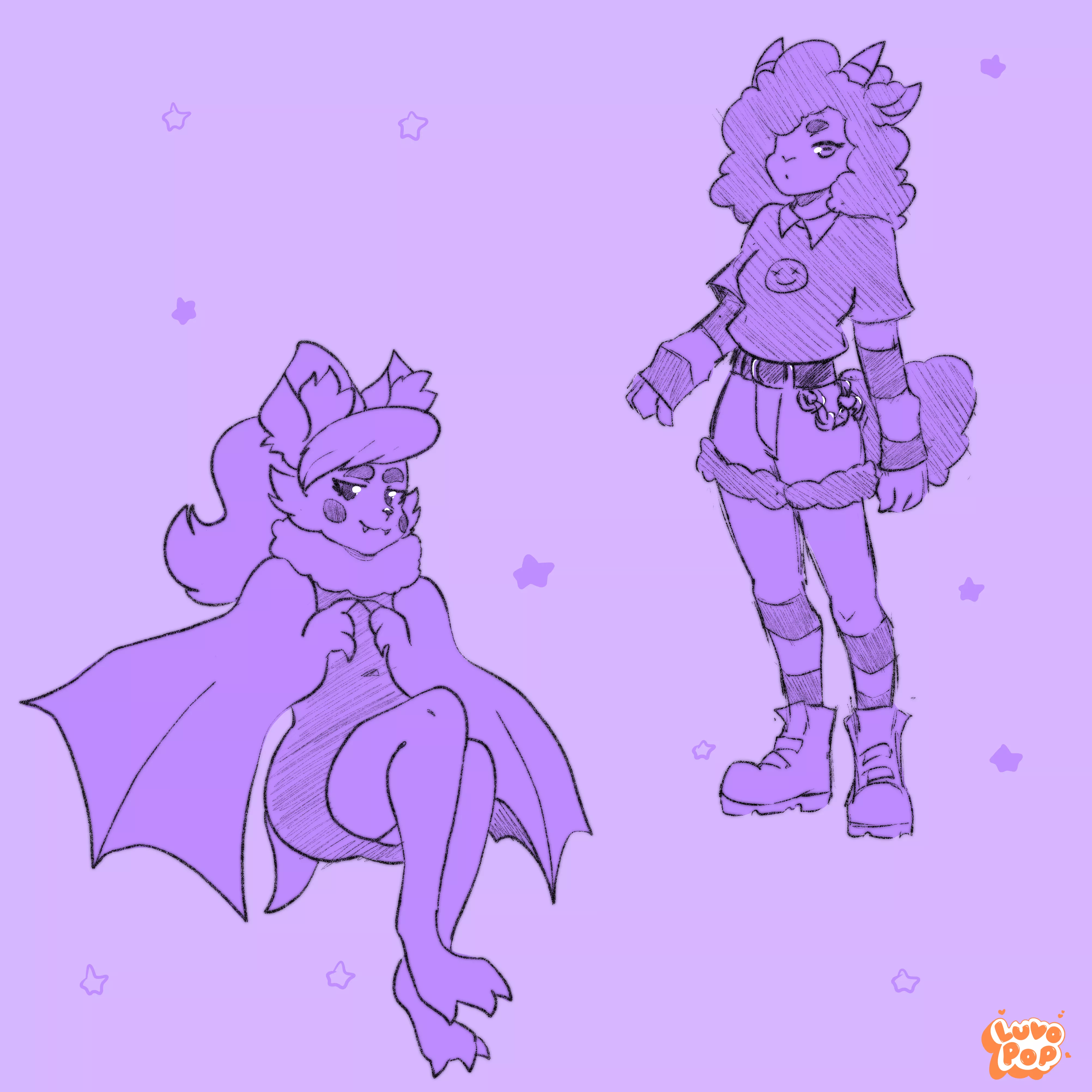 Which design do y'all like more? (By Luvopop 🧡)