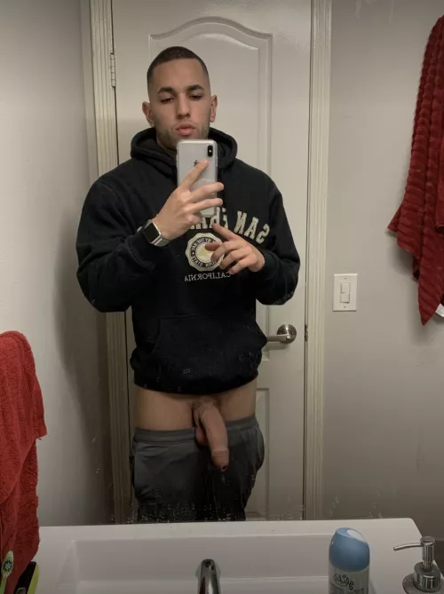 would you suck a 6ft2 college boys cock after football training?