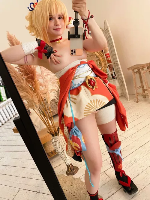 Yoimiya cosplay by Neyrodesu