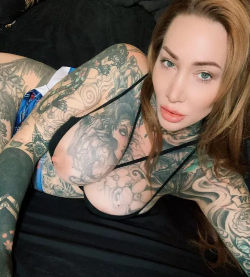 A tattoed redhead... what more could you want