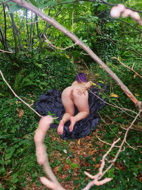 Bent over flashing my tight holes