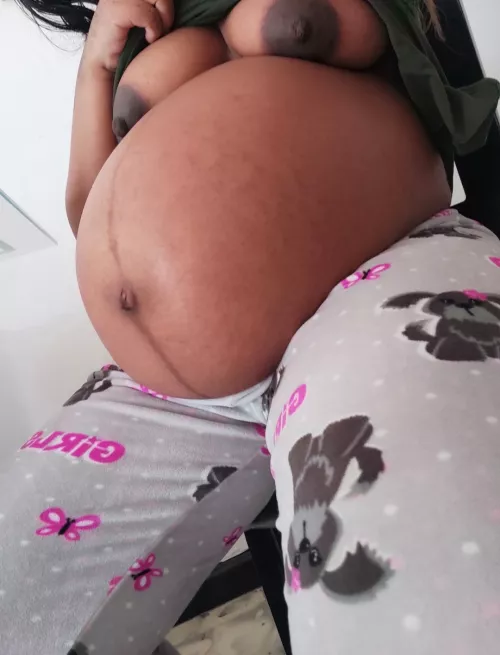 Do you like my huge twin belly?