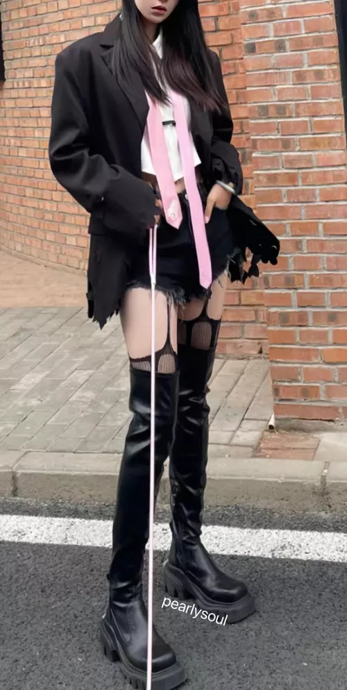 Is this hose outfit a little too slutty for my own good?