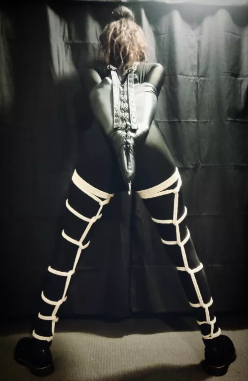 Ladder tie on each leg