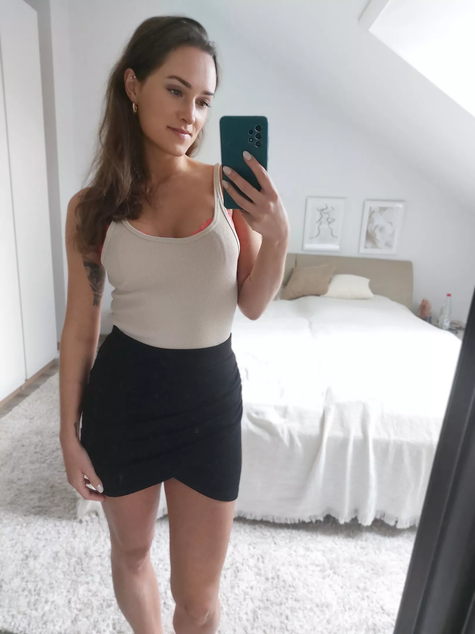 Love a tight black skirt