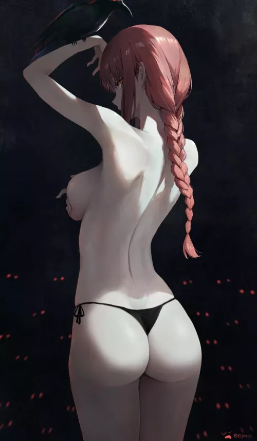 Makima standing alone