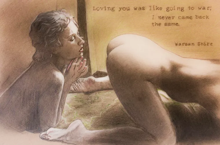 My Art Teacher... I think I start doing erotic art as a response of what she did to me 💁‍♀️ 🔥