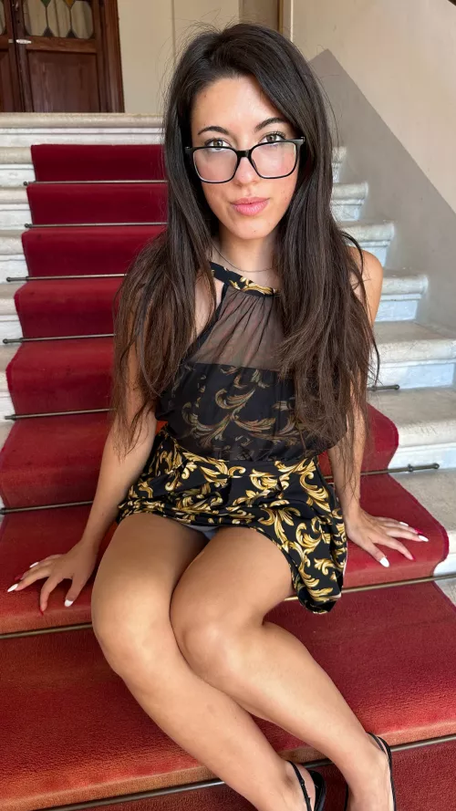 My cute long legs stretch out gracefully F19