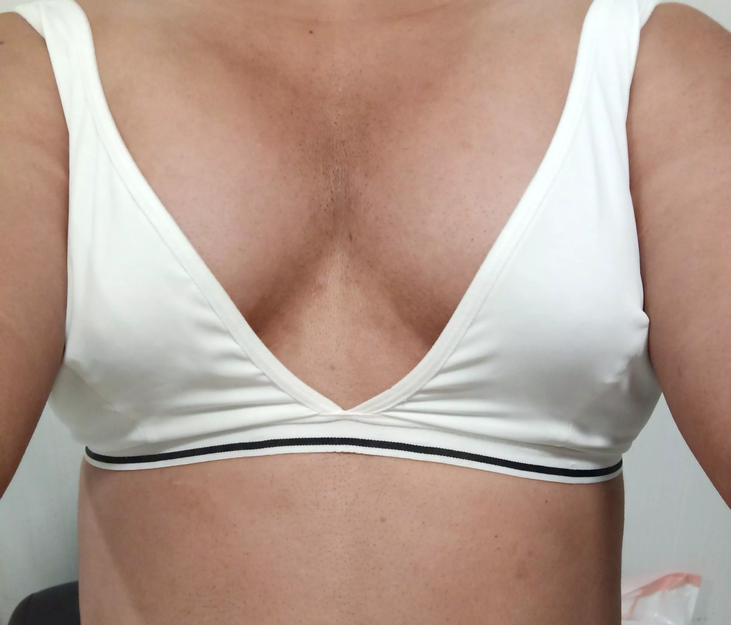 my tiny estrogen titties need bras for the swollen buds ;)