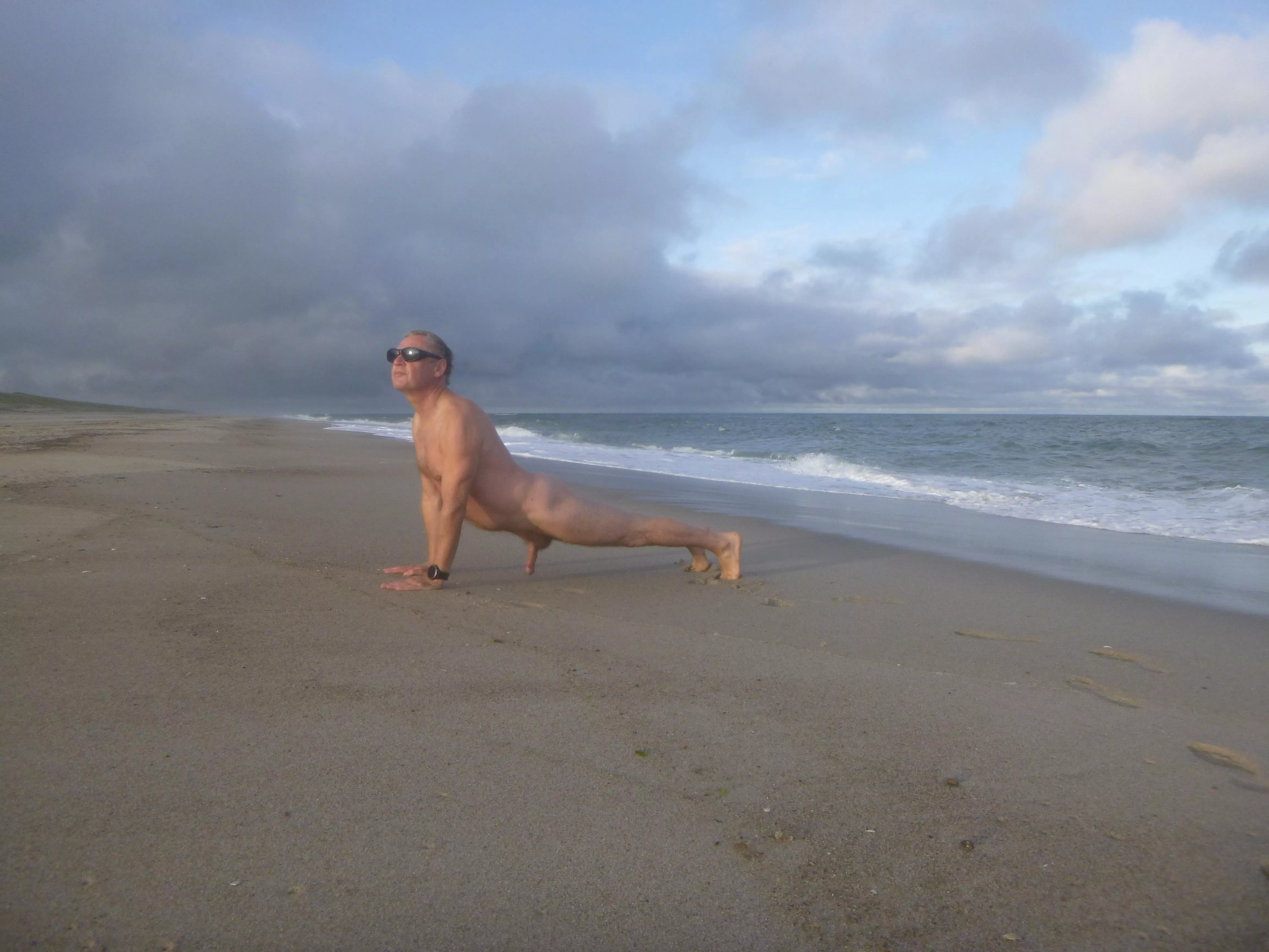 One of my first attempts at upward facing dog