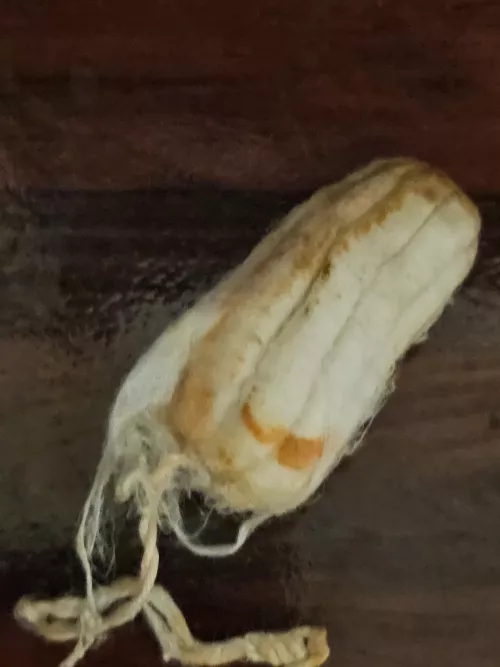 Think my sex doll is done, put a tampon in as far as it would go