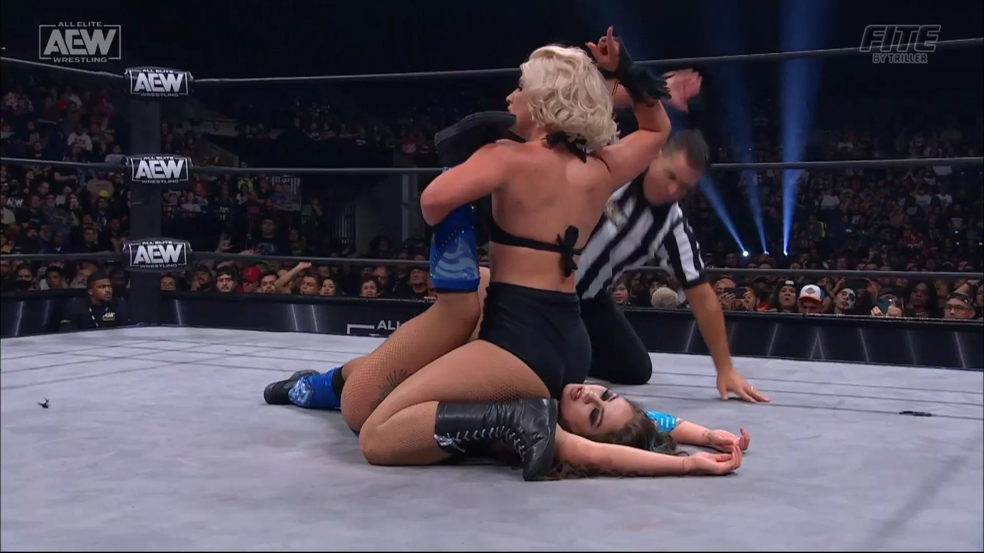 Toni Storm and Skye Blue