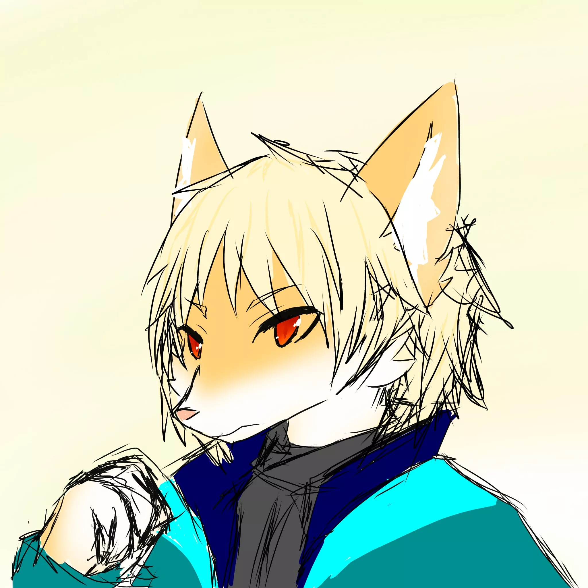 30 minutes drawing. My lines are so messy, lol