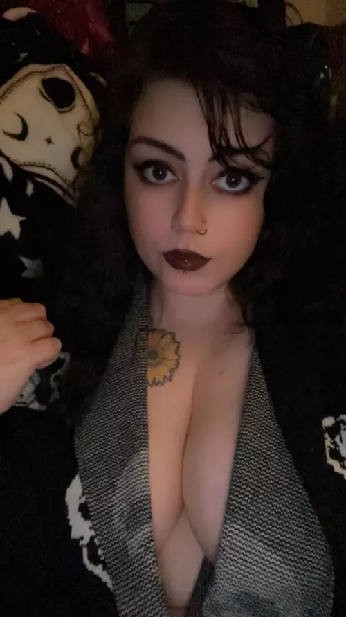 Anyone into goth bbw? 🖤
