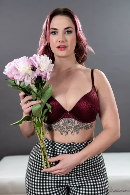 Beauty With A Bouquet