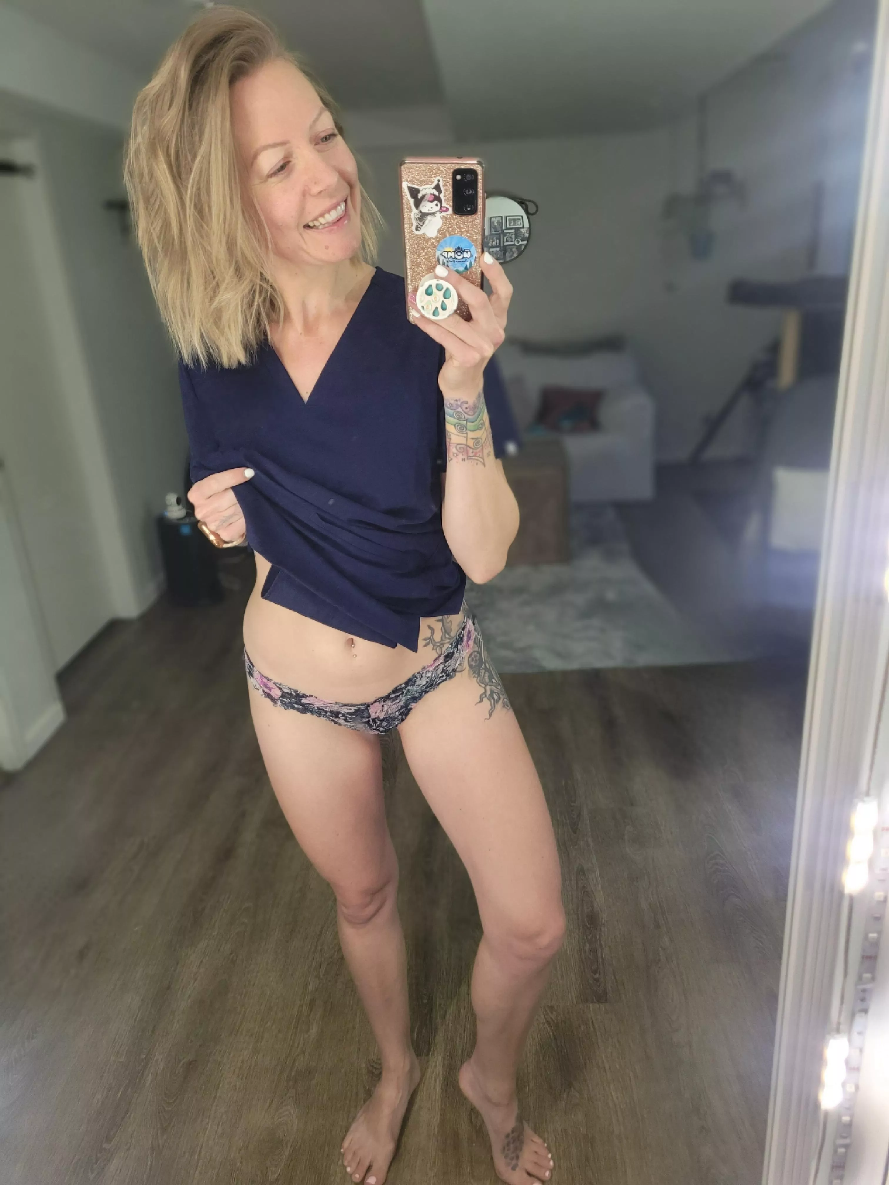 But I don't wanna put my pants on