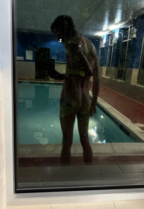 Come skinny dipping in the hotel pool with me?