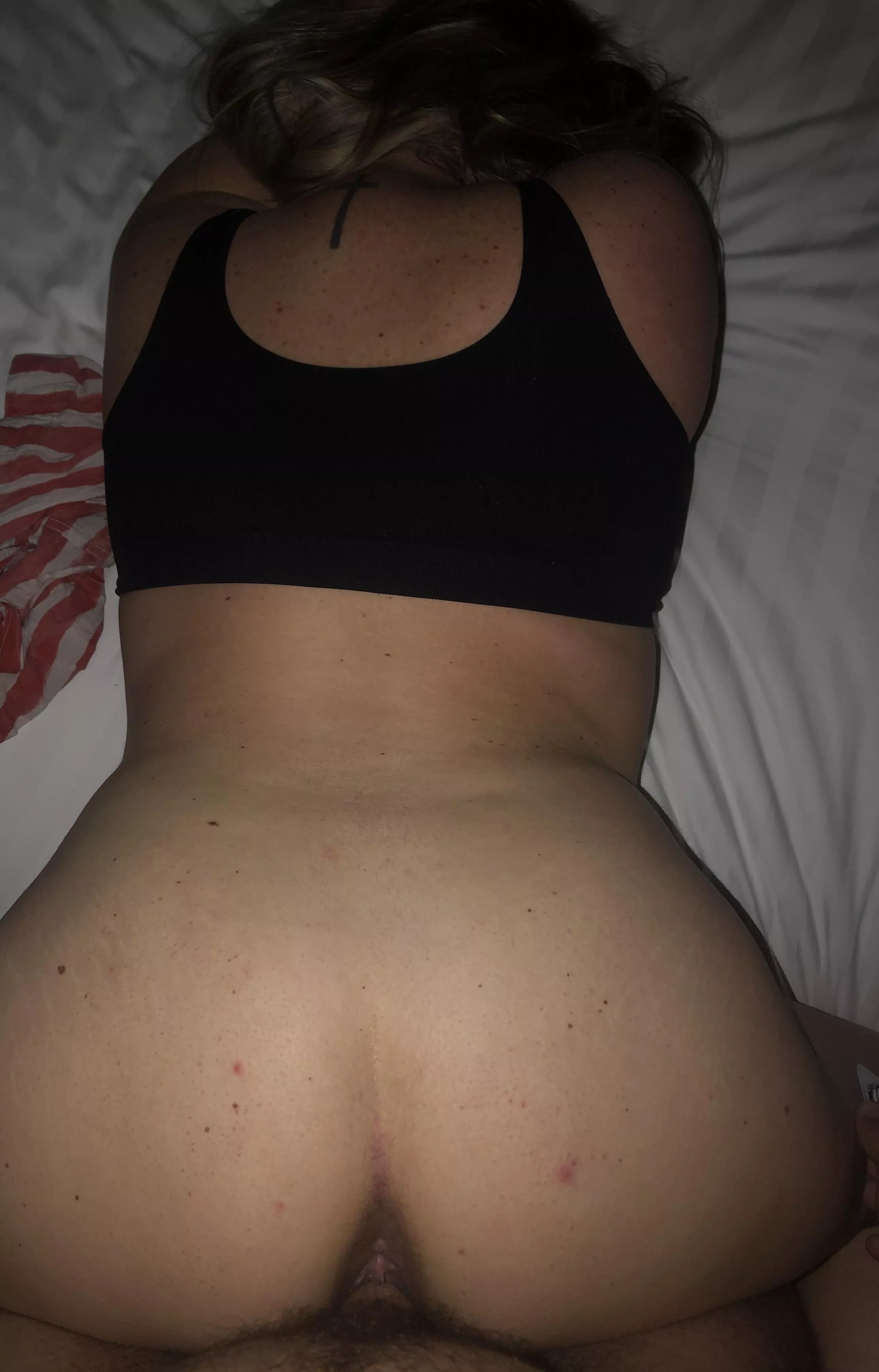 Cross tattoo behind my neck so guys know I’m Christian