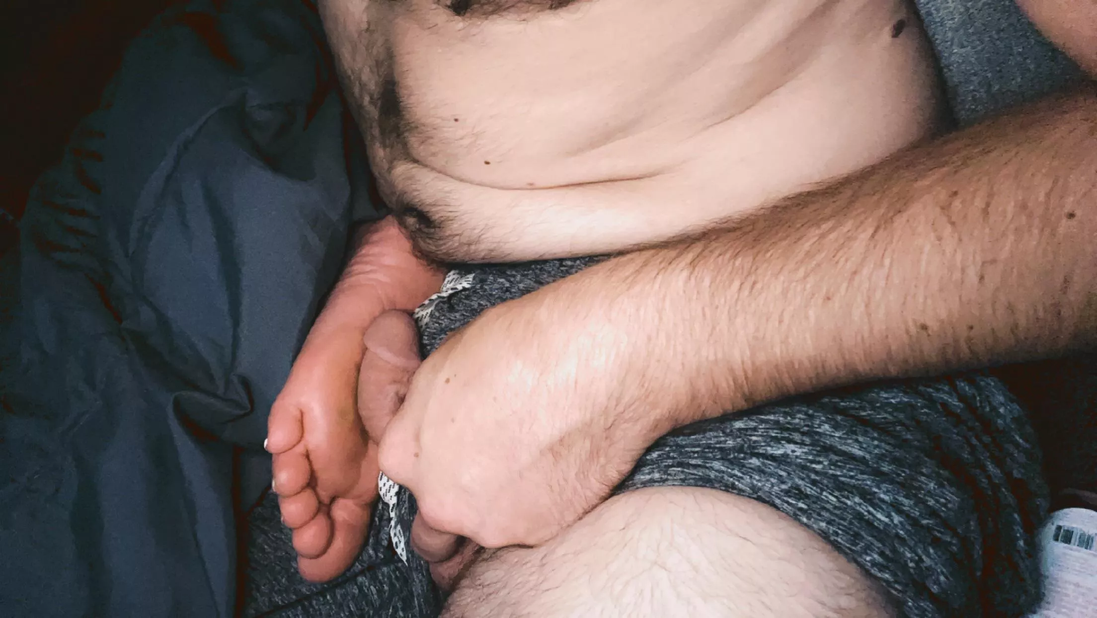 From right now. Wife’s sleepy feet