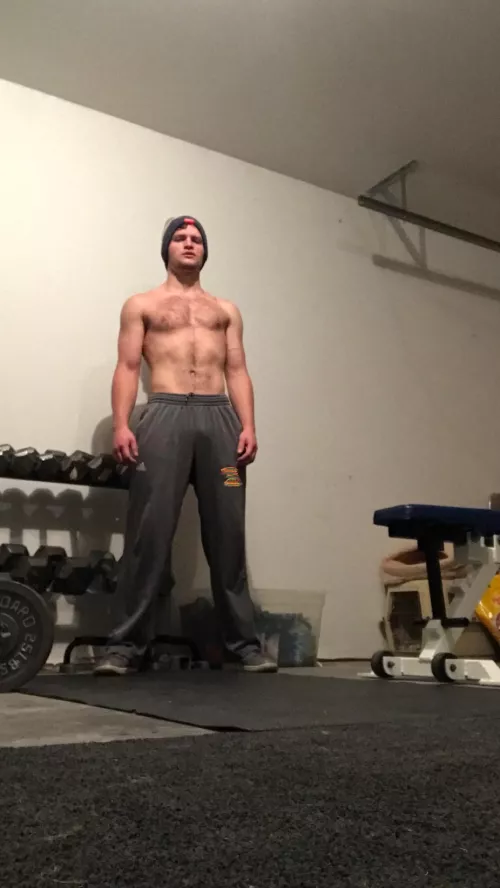 It’s getting hot took off my shirt