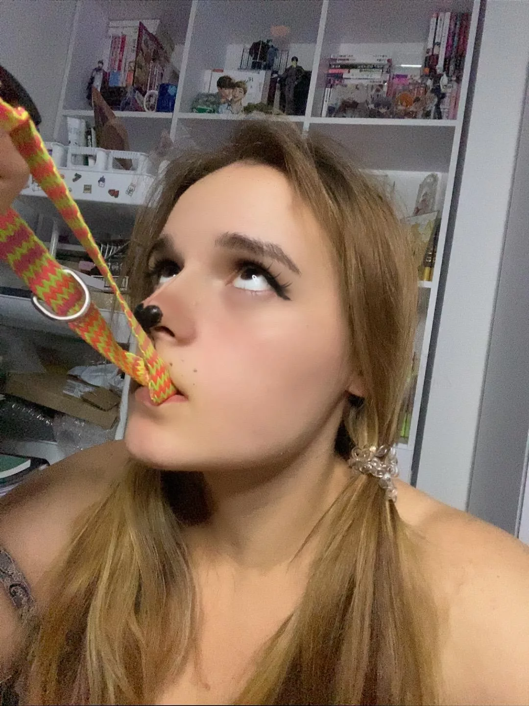 I've been a naughty puppy lately... I need to be taught a lesson