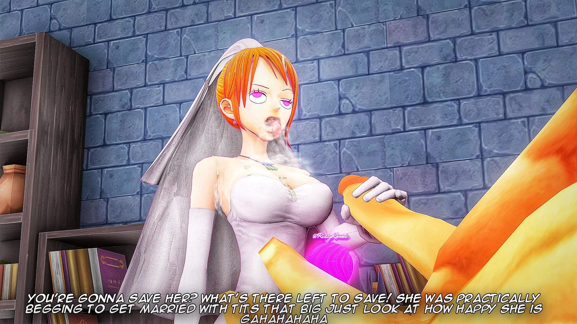 Nami finally gets married like she always wanted just look at hiw happy she is! (@Rizzykawai)