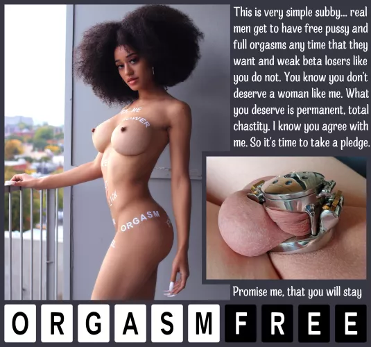 ORGASM FREE [chastity] [femdom] [permanent]