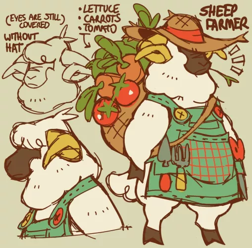 sheep farmer by onebadnoodle_