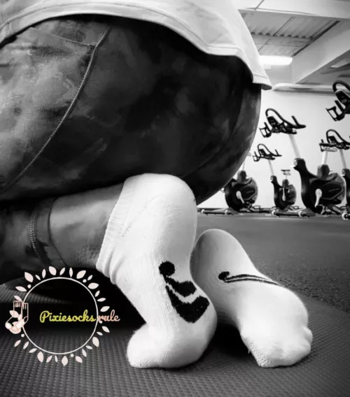 These socks rocked my spin class. Now they will rock your world! 😉