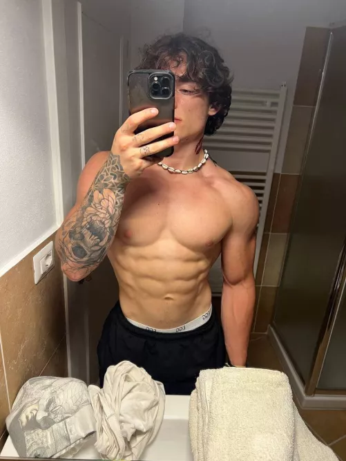 Very horny after the gym