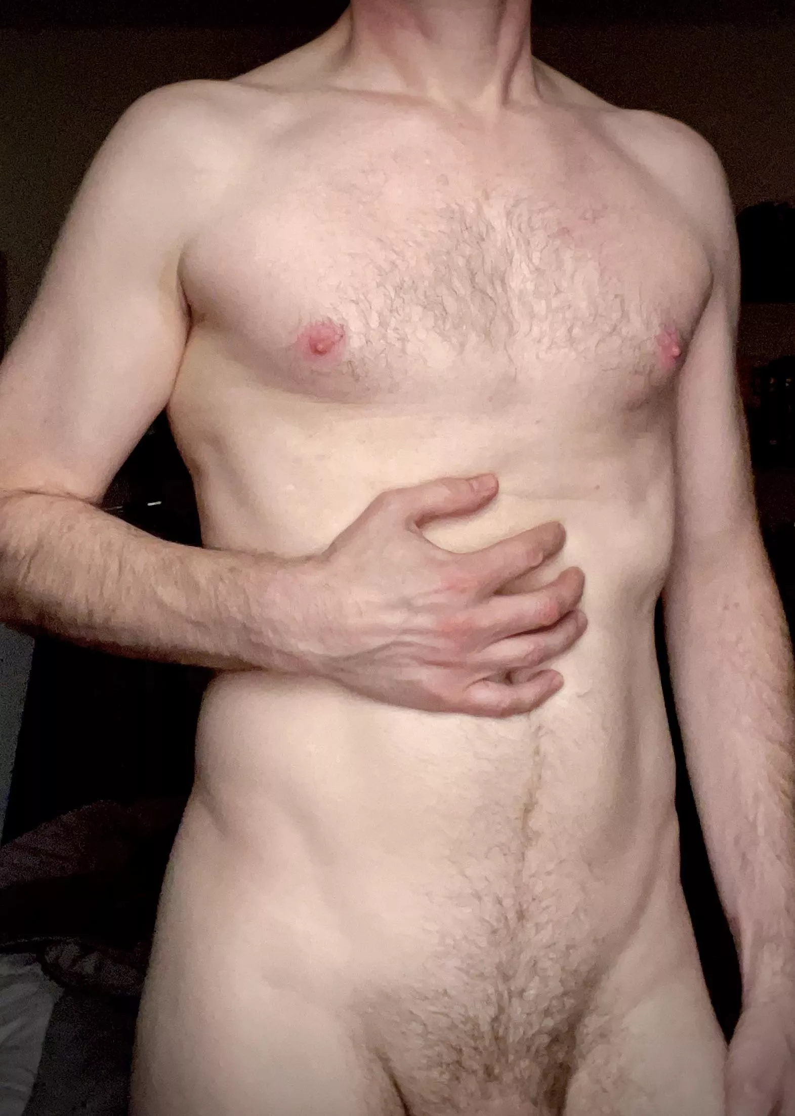 Where would your put your hand?