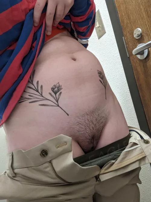 ah! i was about to take a shower!! why did you barge in like that?? :<