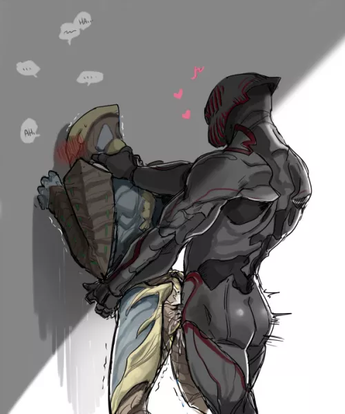 [Ash] [Stalker] really likes making frames submissive doesn't he? [Idk artist]